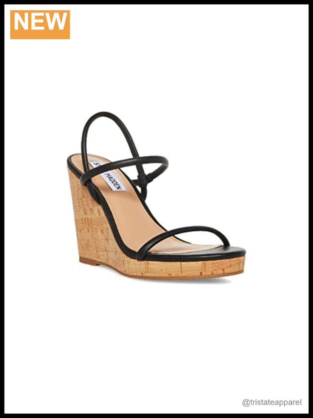 Steve Madden Udell Heeled Sandal - Natural Rope Wedge, Strappy Buckle